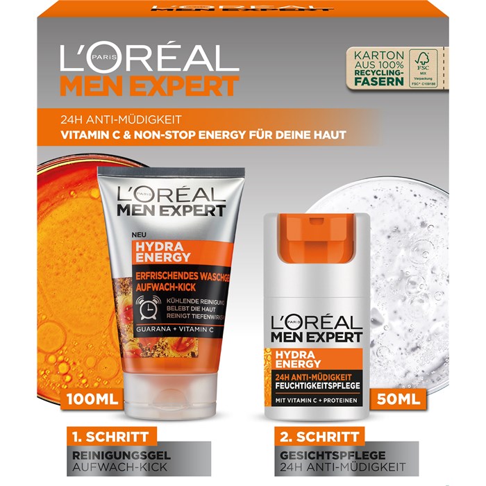 Hydra Energy Geschenkset von L’Oréal Paris Men Expert