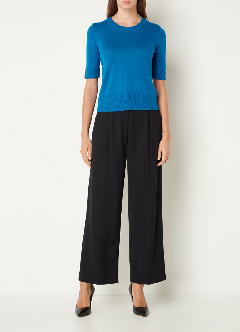 Μπλούζα Hobbs Leanne από λεπτό πλεκτό μαλλί Merino Blend