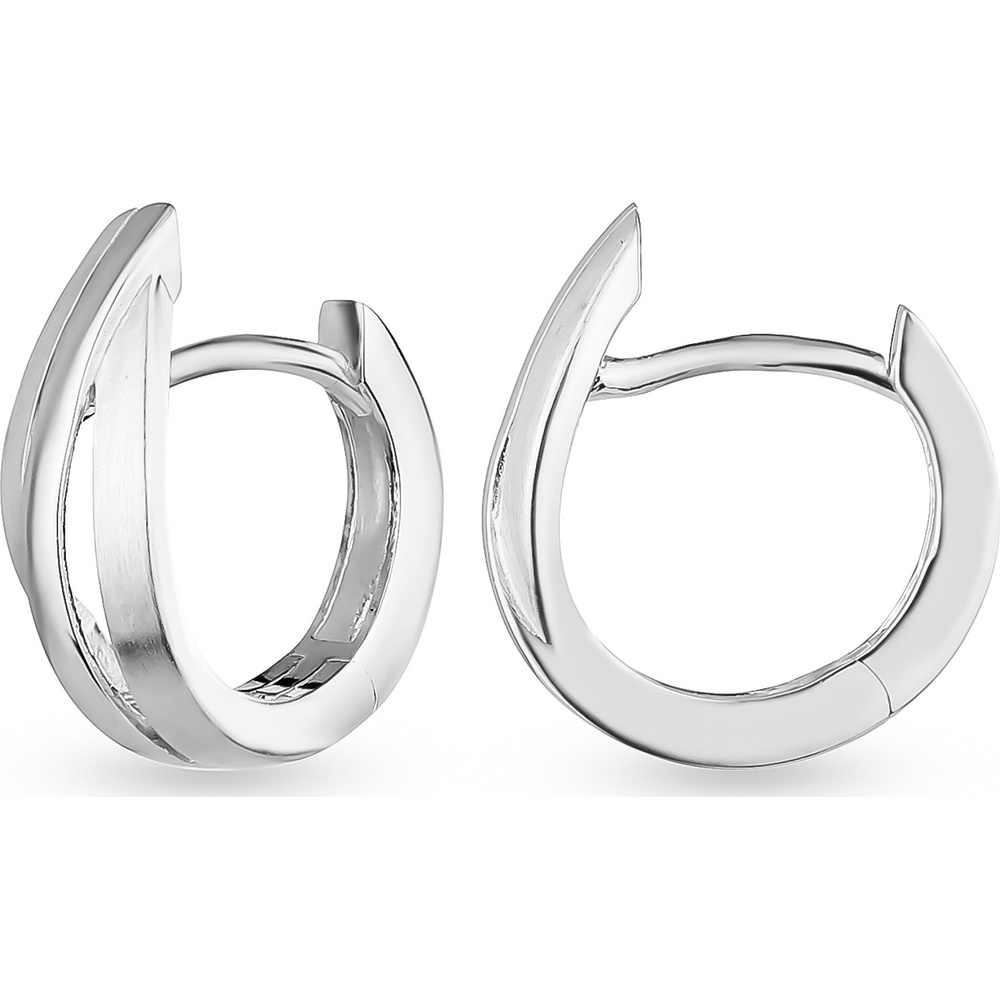 FAVS Créoles 925 Argent Boucles d'oreilles