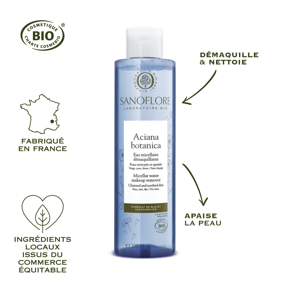 Sanoflore Aciana botanica Eau micellaire démaquillante