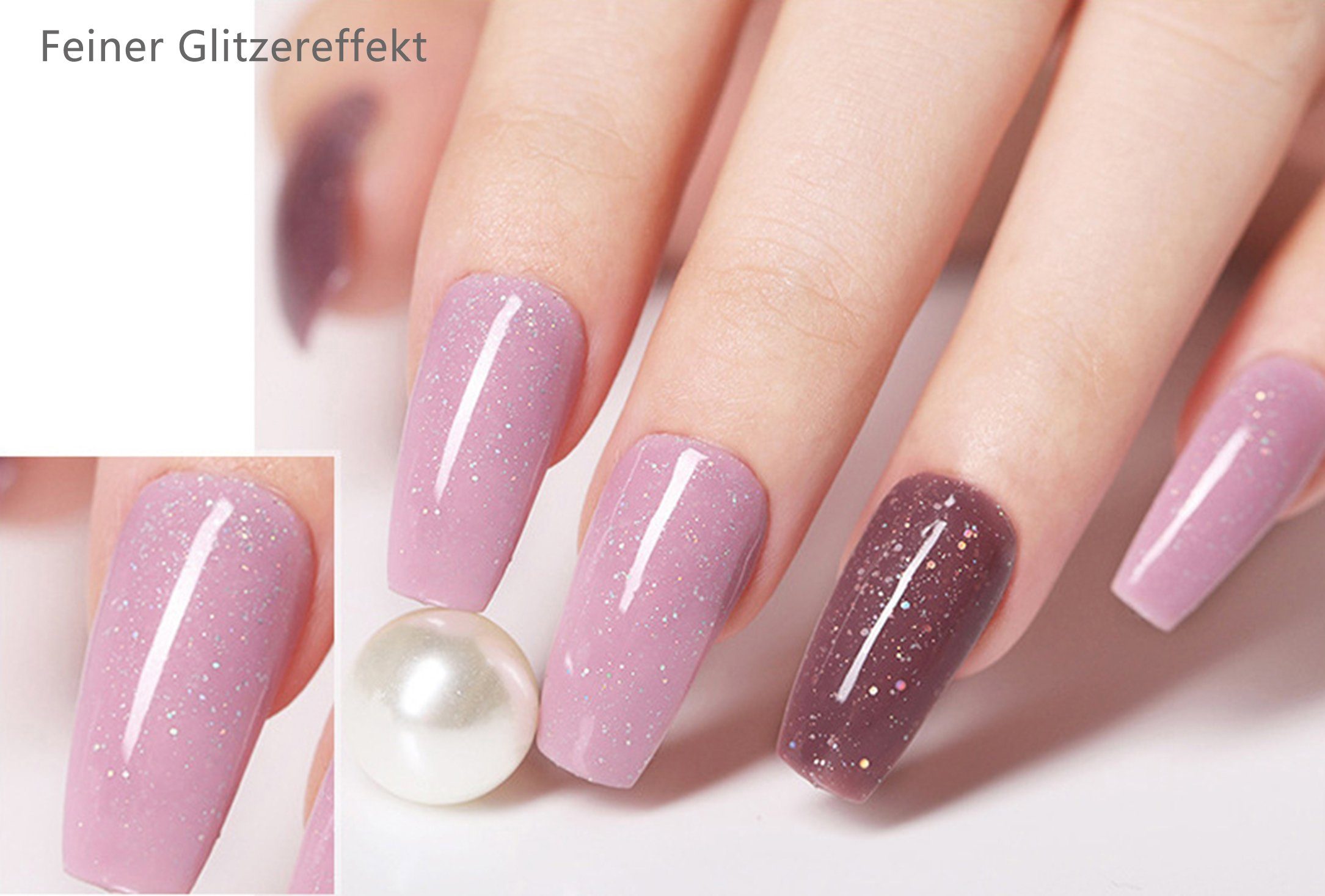 Scheiffy Nagellack-Set 8.5ml 6 Farben Nagellack Set 6 pcs, Nailart-Kit, DIY-Nagelkunst, 12, für Anfänger und professionelle Nagelkünstler