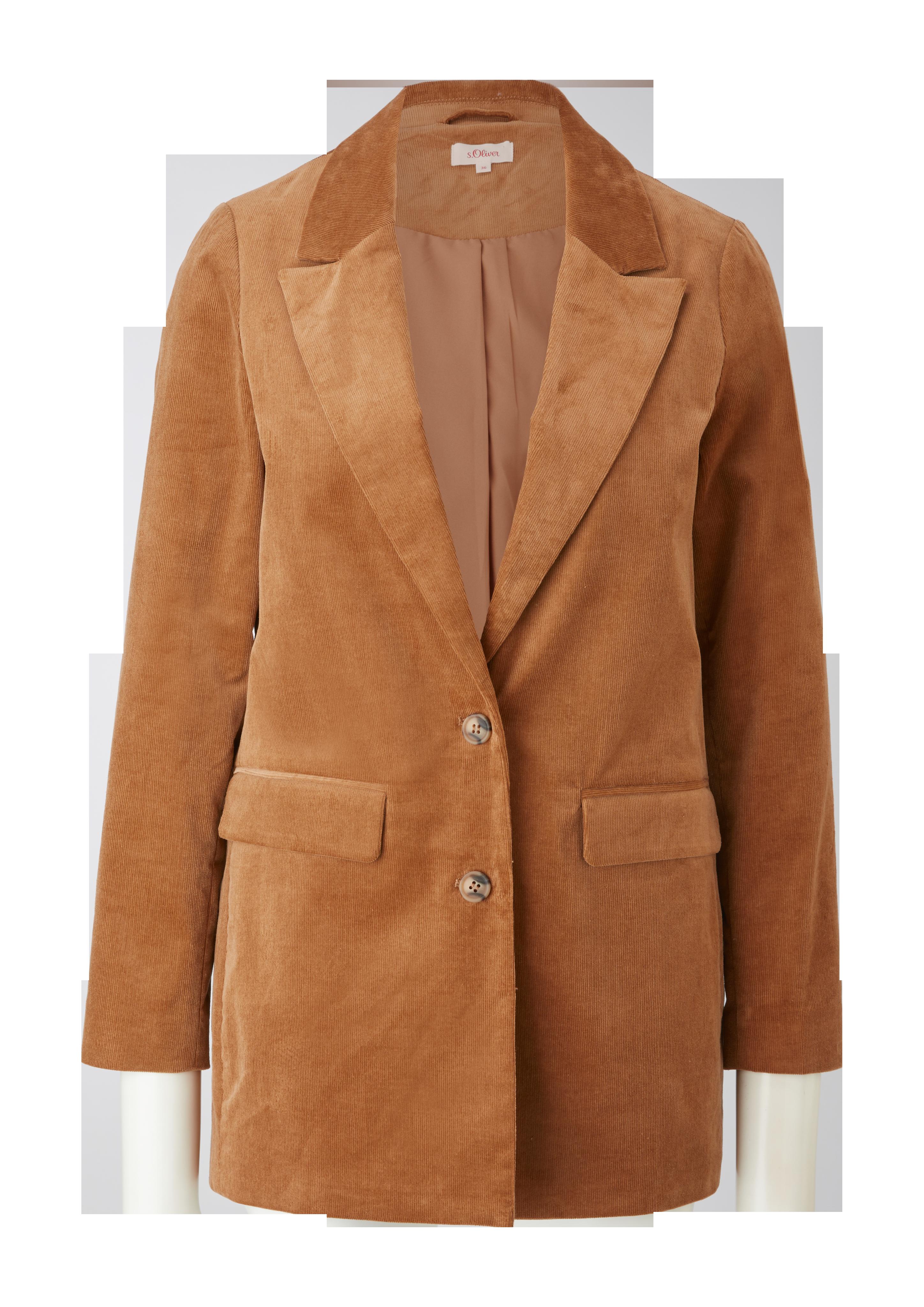 Blazer aus Baumwollcord  2121395-8469