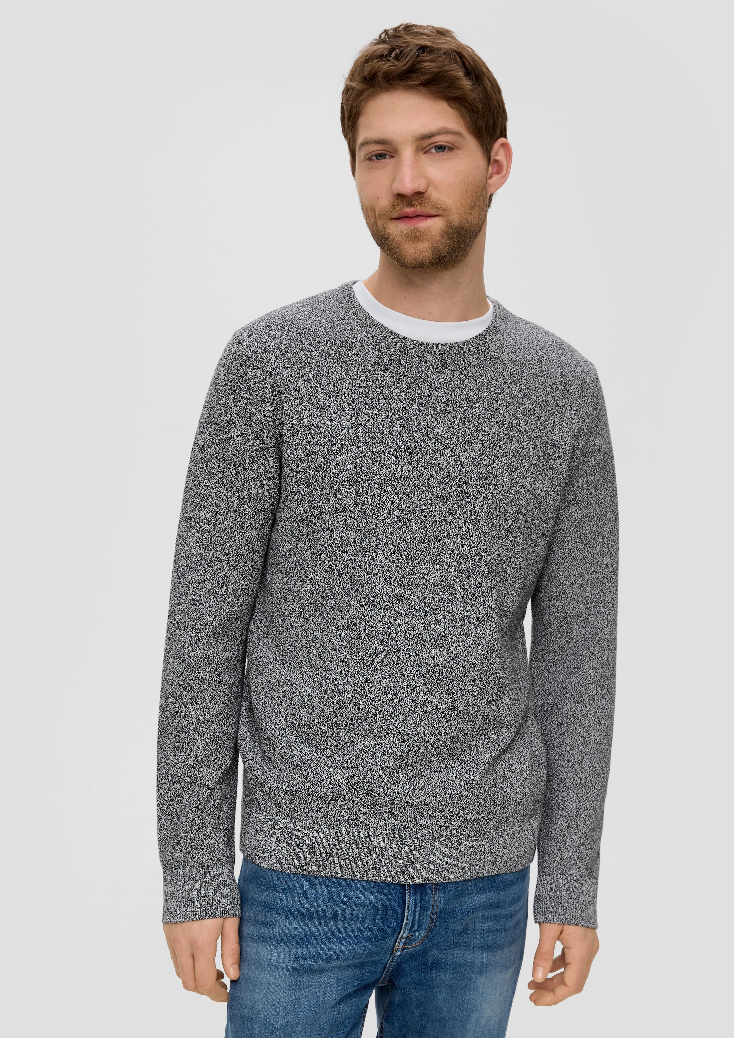 Feinstrickpullover mit Crew Neck  2146110-99X0