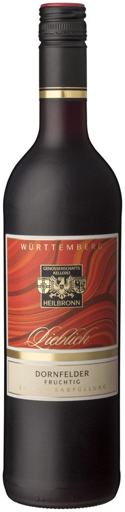 Württembergische WZG Heilbronner Dornfelder Qba Lieblich 0,75L 6er Karton