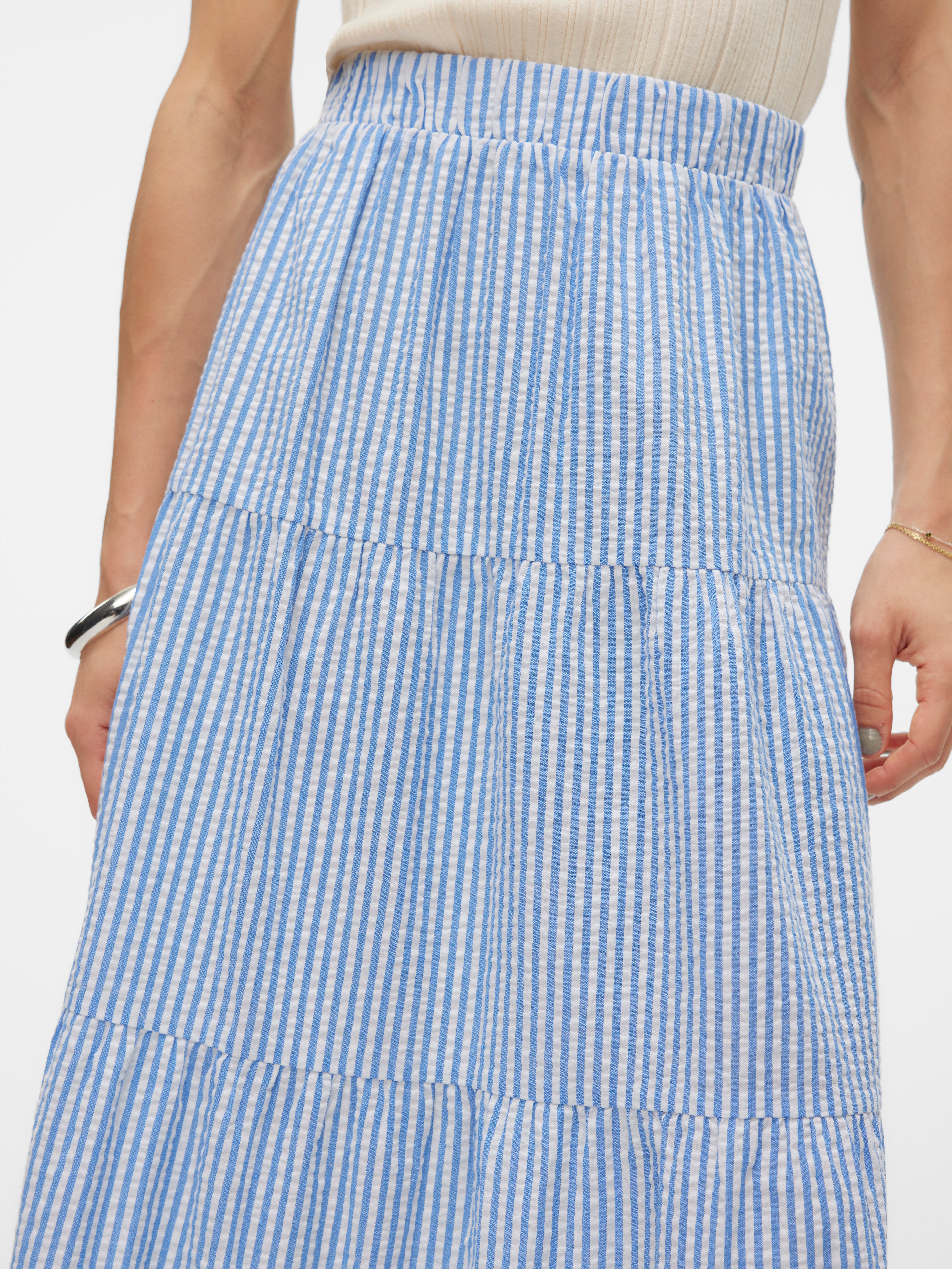 VMMOLLY Hohe Taille Langer Rock