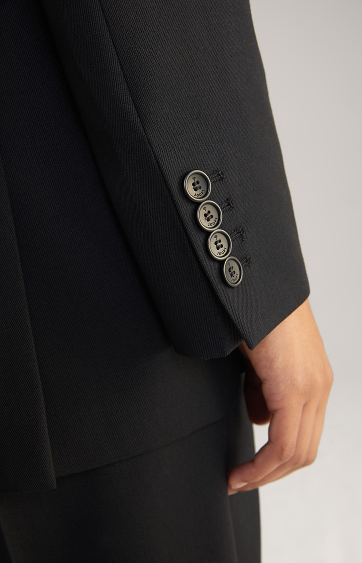 Unisex-Boyfriend-Blazer in Schwarz