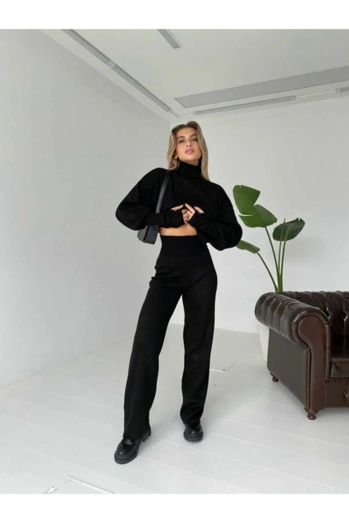 munora butik  Zweiteiler - Schwarz - Regular Fit