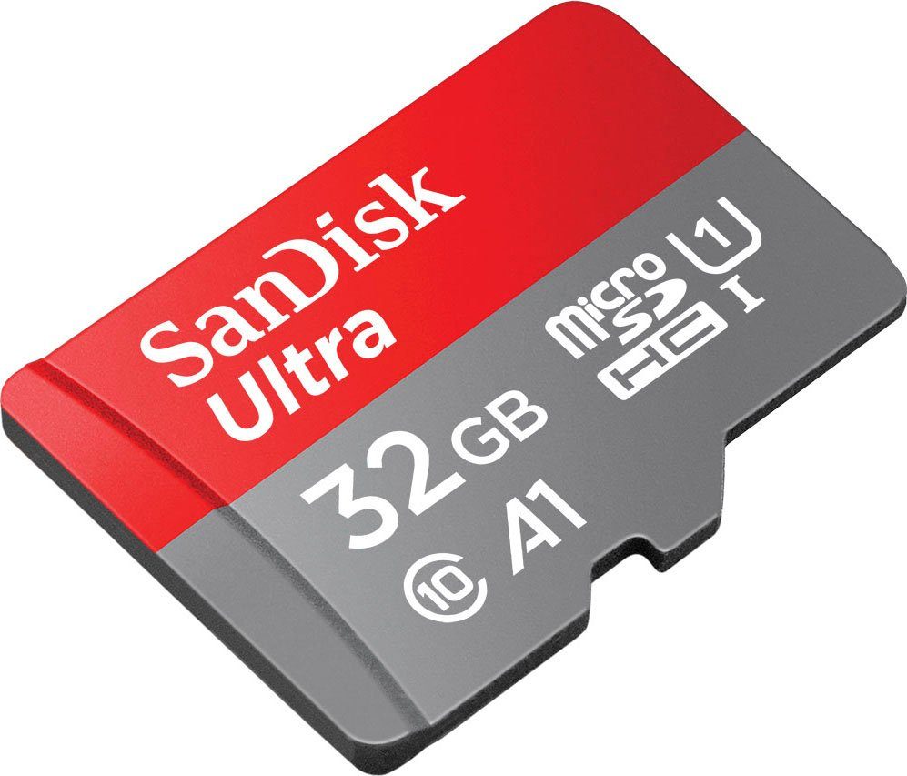 Sandisk Ultra® microSDHC 32GB Speicherkarte (32 GB, 120 MB/s Lesegeschwindigkeit)