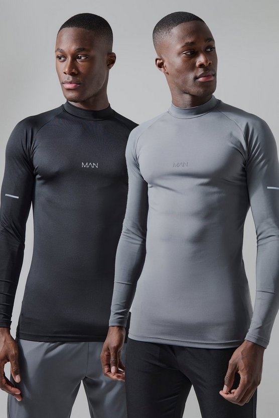 2er-Pack Man Active Kompressions Tanktop
