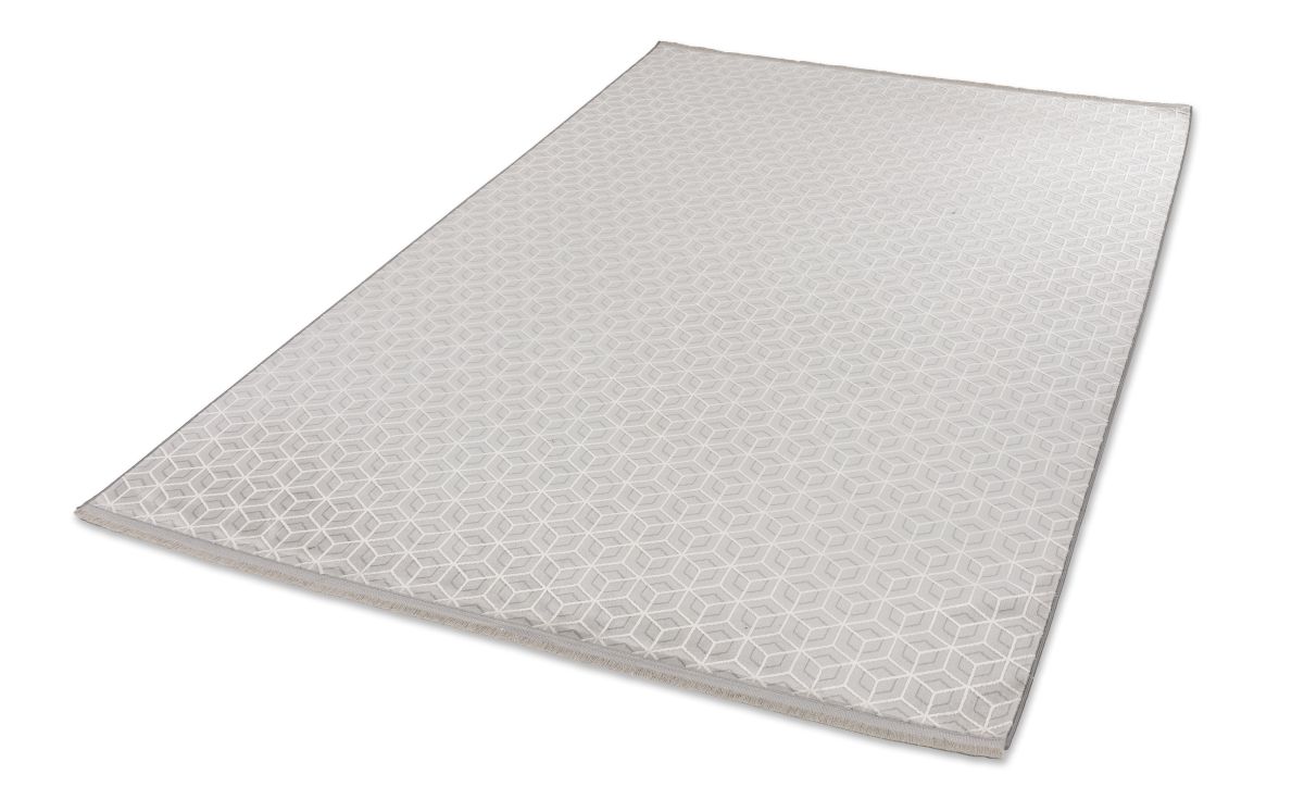Joop! Webteppich Metric Silber 170 x 240 cm