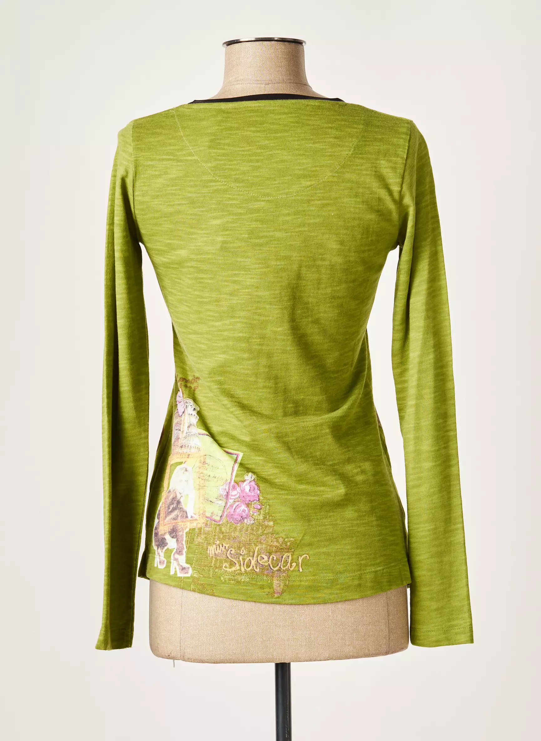 Sidecar Tshirts Femme couleur vert