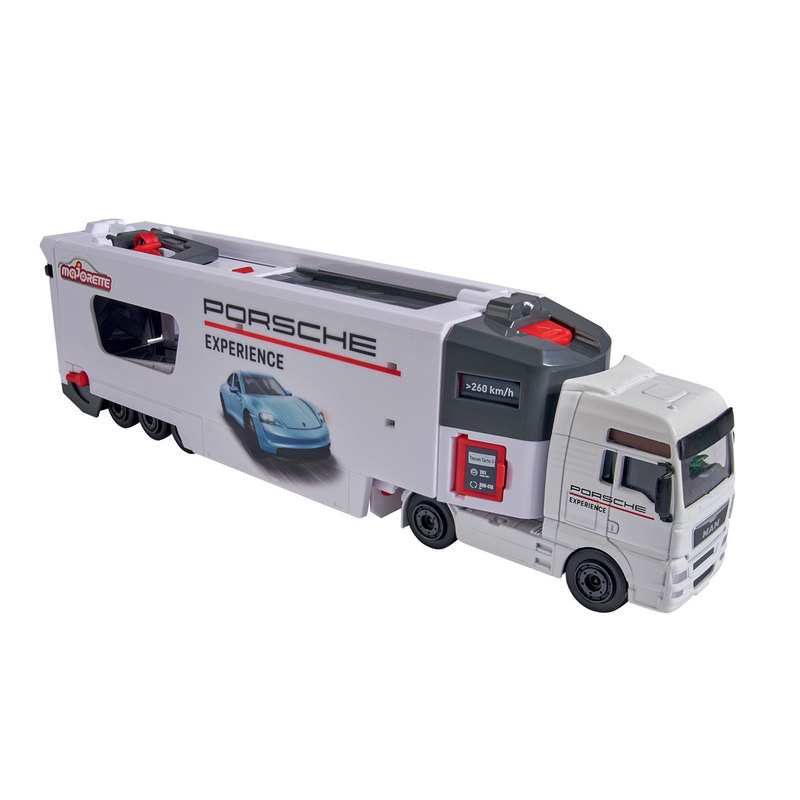 Camion transporteur Porsche expérience Majorette