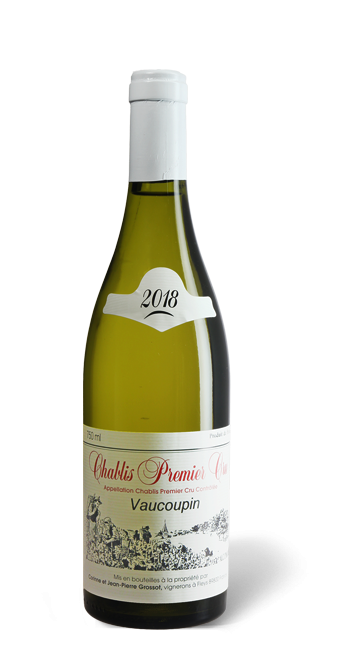Bourgogne Domaine C. & J.-P. Grossot Vaucoupin Chablis 1er Cru  2018  75 cl - Blanc