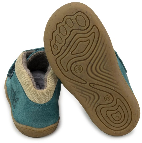 bLifestyle ~ (W) Raccoon MidCut Klett Velours Warm ~ Petrol