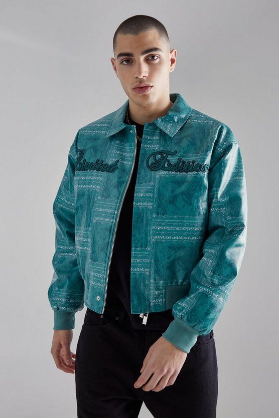 Kastige Limited Edition Bomberjacke mit Print