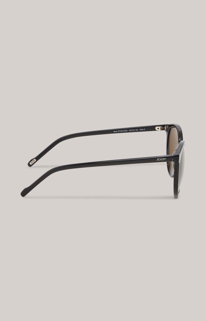 Sonnenbrille in Schwarz/Braun