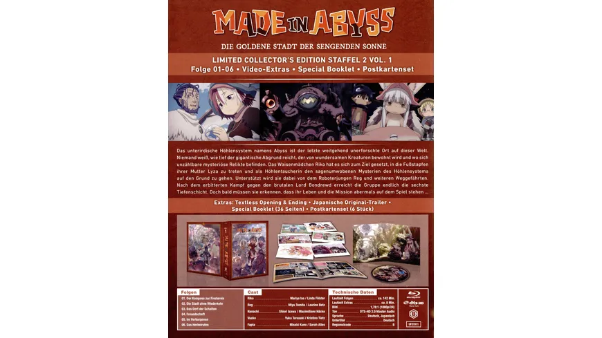 Made in Abyss - Staffel 2. Vol.1 - Limited Collector's Edition
