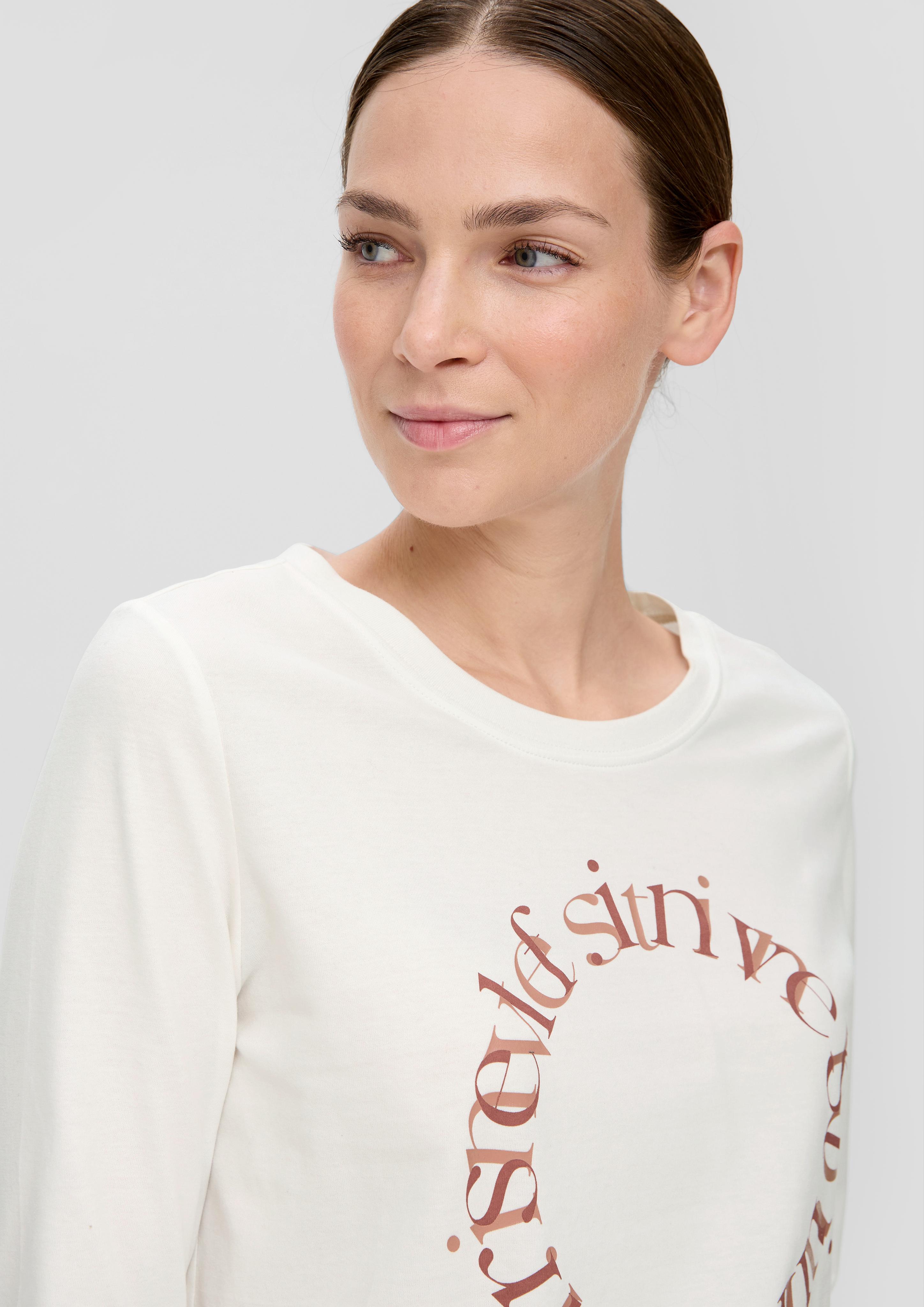Longsleeve mit Statement-Print  2137221-02D0