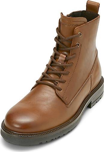 Marc O'Polo Schnürstiefel aus edlem Rindleder