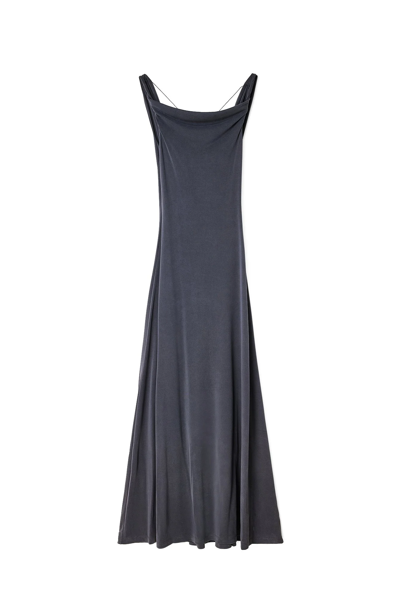 Drapiertes Maxikleid mit Twistdetail