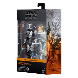 Star Wars The Mandalorian Black Series Actionfiguren 2022 Mandalorian & Grogu (Maldo Kreis) 15 cm