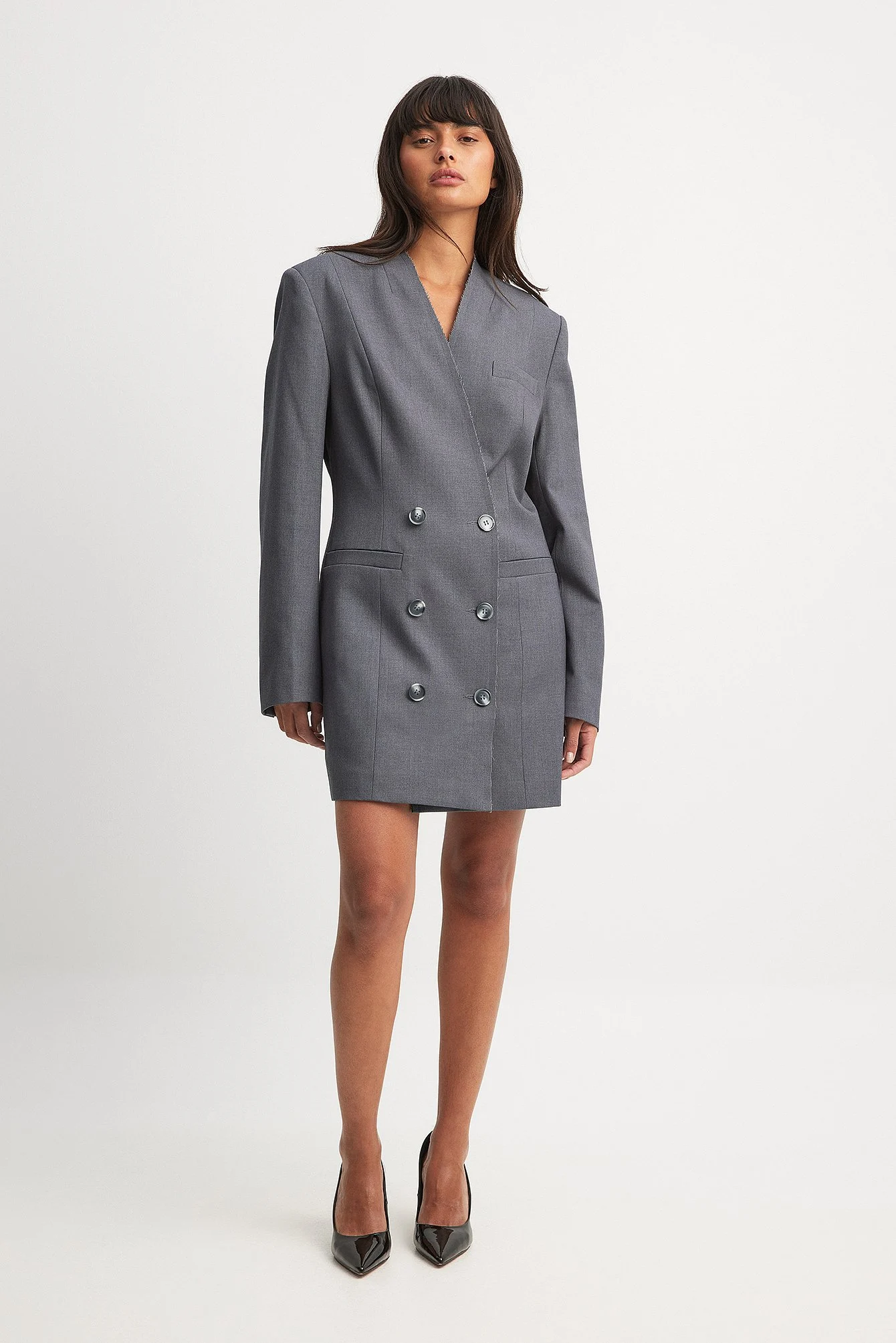 Gerades Oversize-Blazerkleid
