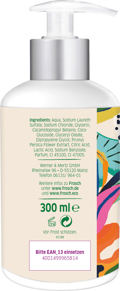 Flüssigseife sensitiv, reine Pflege Sommer-Edition, 300 ml