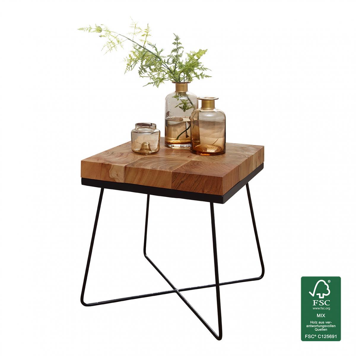 Wohnling Beistelltisch ZARI 45 x 45 x 51 cm