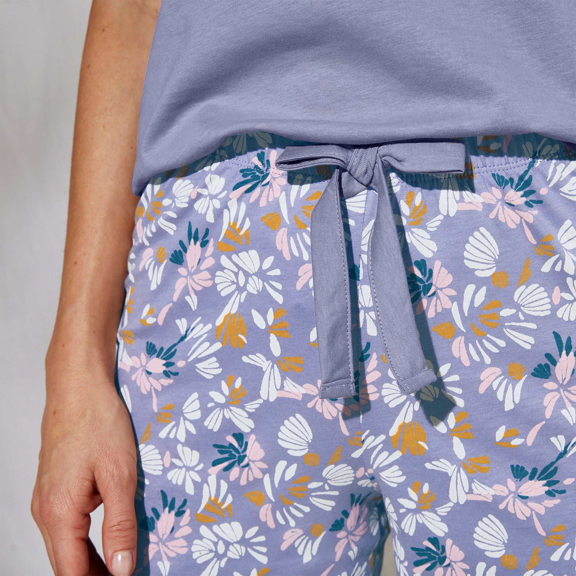 Pantacourt pyjama imprimé 