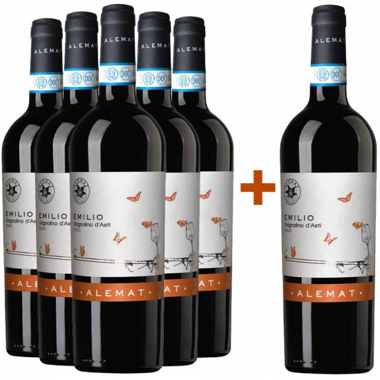 5+1 Paket Emilio Grignolino d'Asti DOC - Alemat