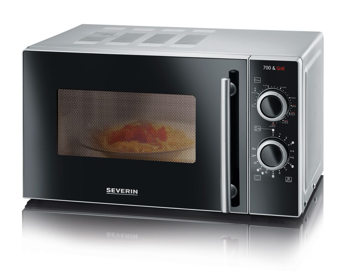 Severin Mikrowelle mit Grillfunktion 20L, 700 Watt