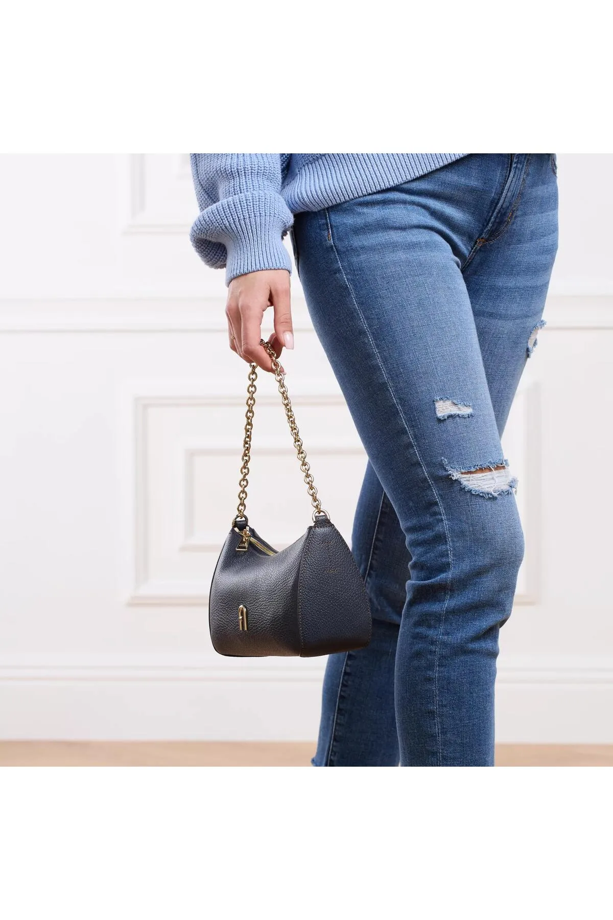 FURLA  Primula Mini C.Body Doppelgurt Mediterraneo+Soil