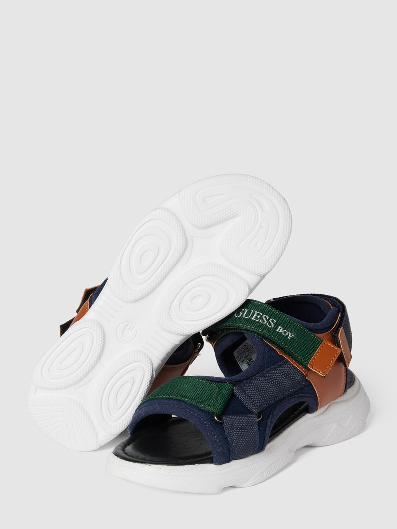 Sandalen im Colour-Blocking-Design Modell 'GAD' in schwarz