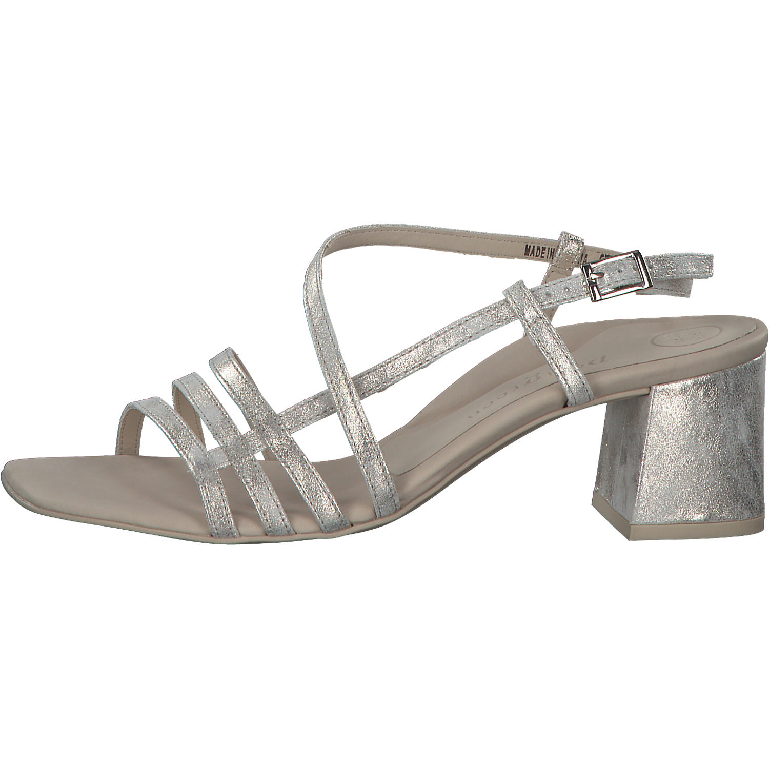 Paul Green 6042, Plateau-Sandaletten, Damen, mineral