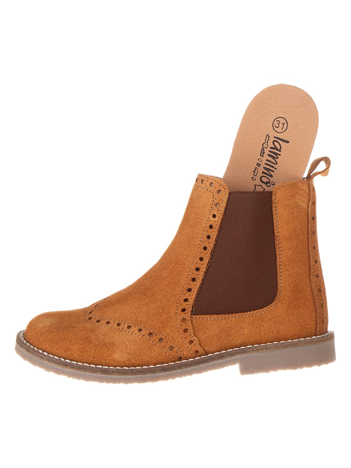 lamino Leder-Chelsea-Boots in Hellbraun günstig kaufen
