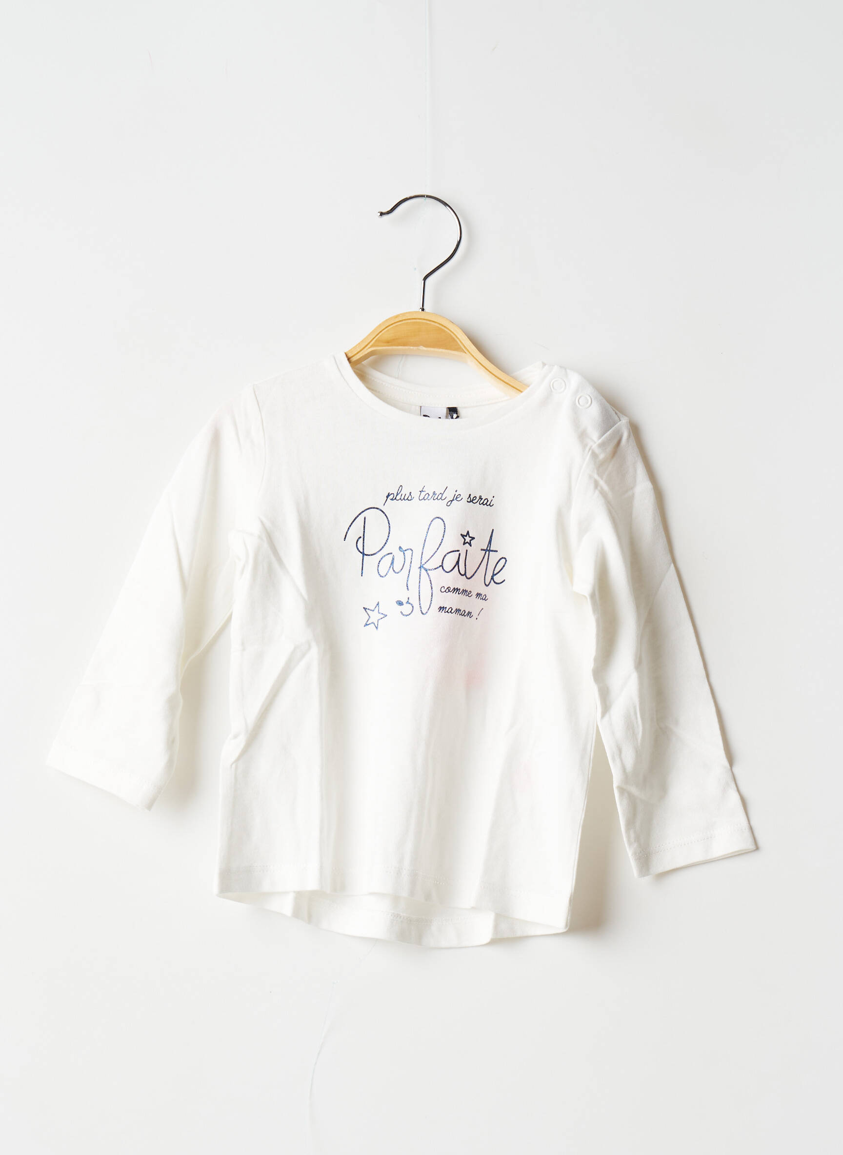 3 Pommes Tshirts Fille couleur blanc