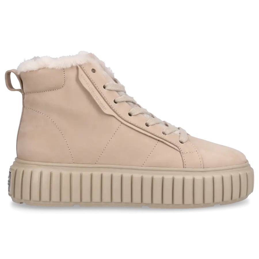Kennel & Schmenger - Sneaker high ZAP Nubukleder - beige