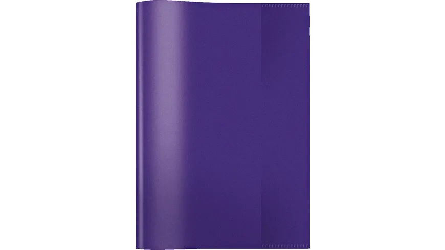 HERMA Hefthülle A5 transparent violett