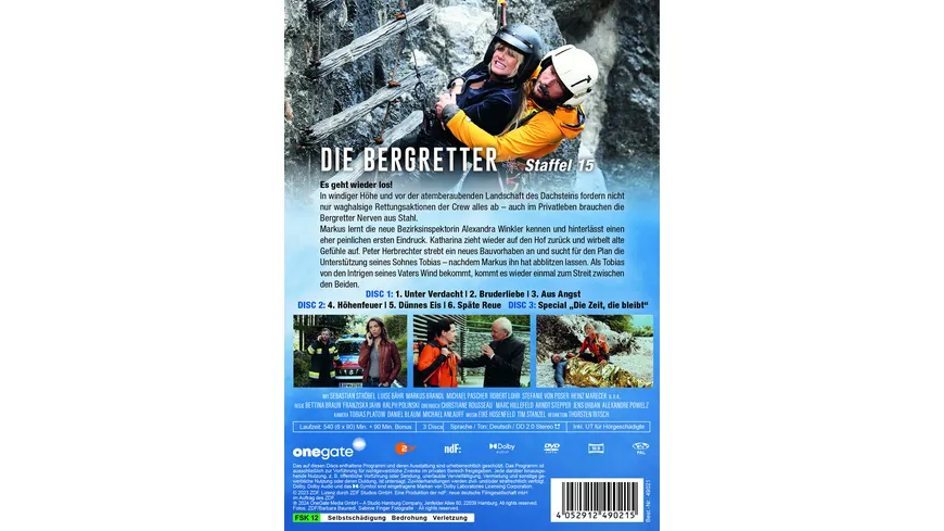 Die Bergretter Staffel 15  [3 DVDs]