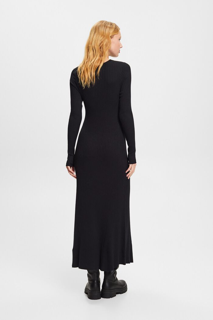 Maxikleid aus Rippstrick