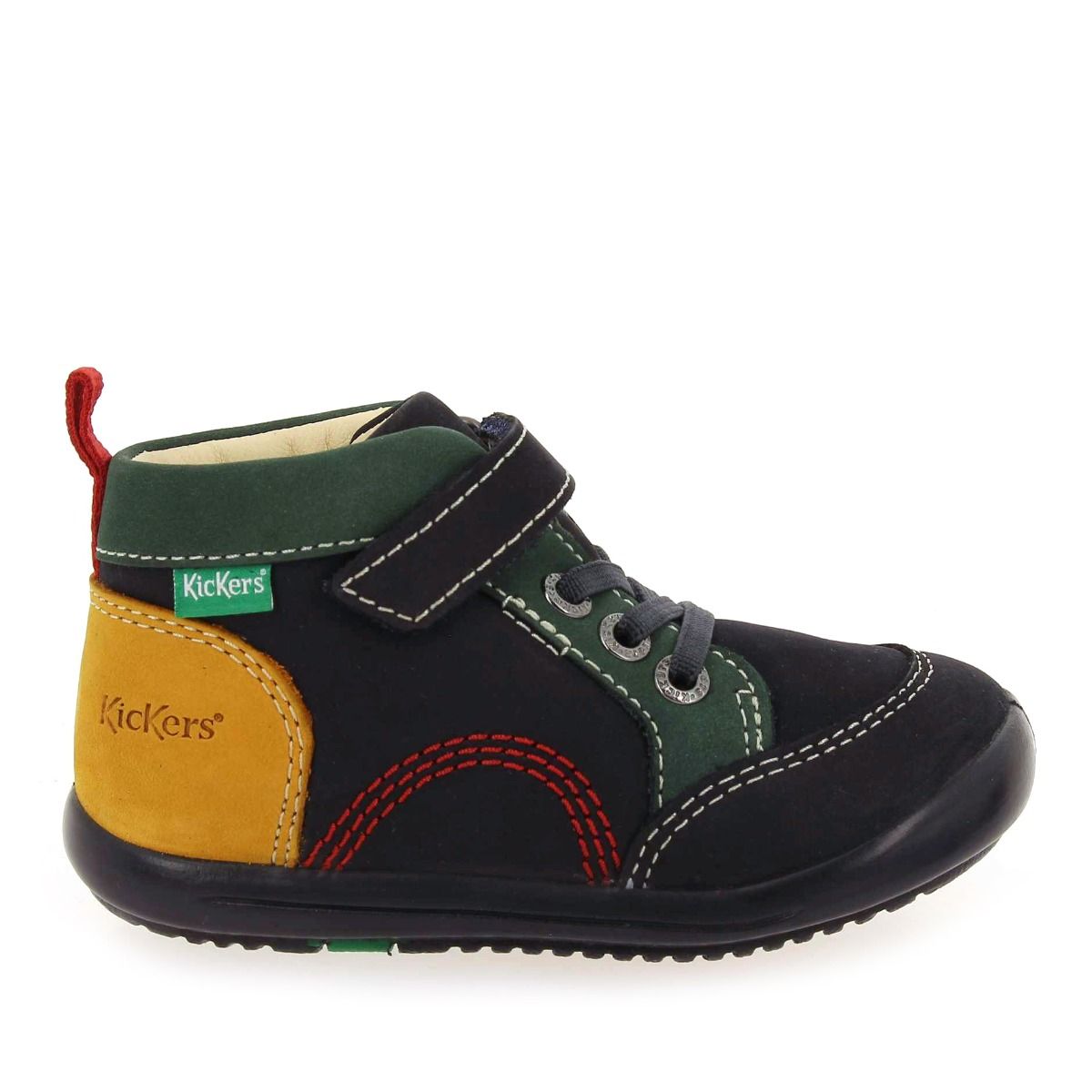 Kickers  KINOE - noir jaune