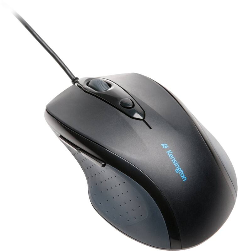 Kensington Pro Fit Kabelgebundene Ergonomische Full-Size Maus K72369EU Optisch Für Rechtshänder 1,8 m USB-A Kabel Schwarz