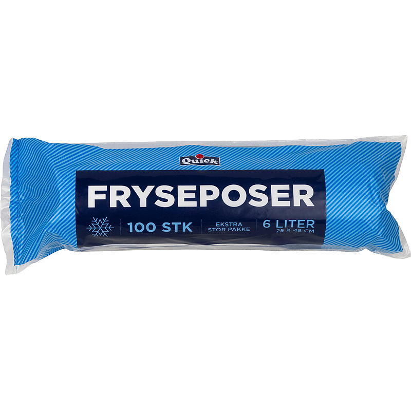 Quick Fryseposer 6 l Maxi 100 stk