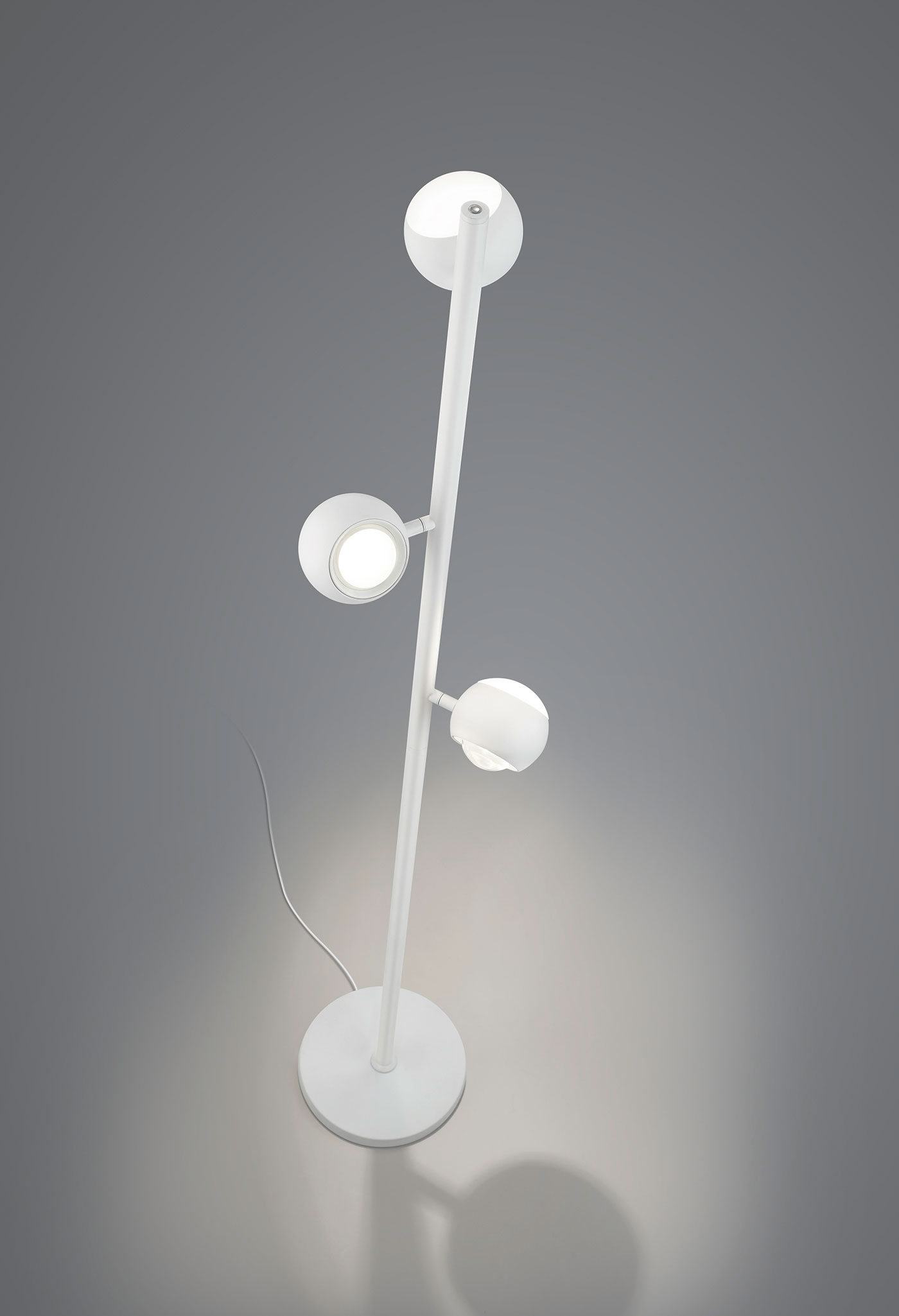 MusterringLED-Stehleuchte 3flg
