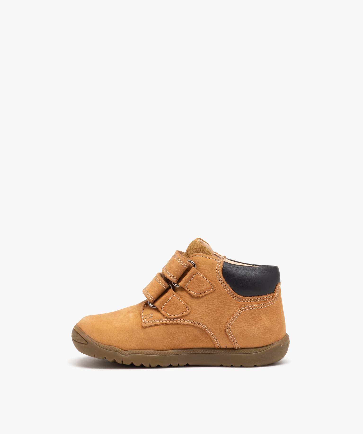 Chaussures premiers pas bébé Garçon unies en suédine - Geox jaune | GEMO