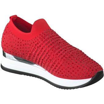 Barbarella Slip On Sneaker in rot