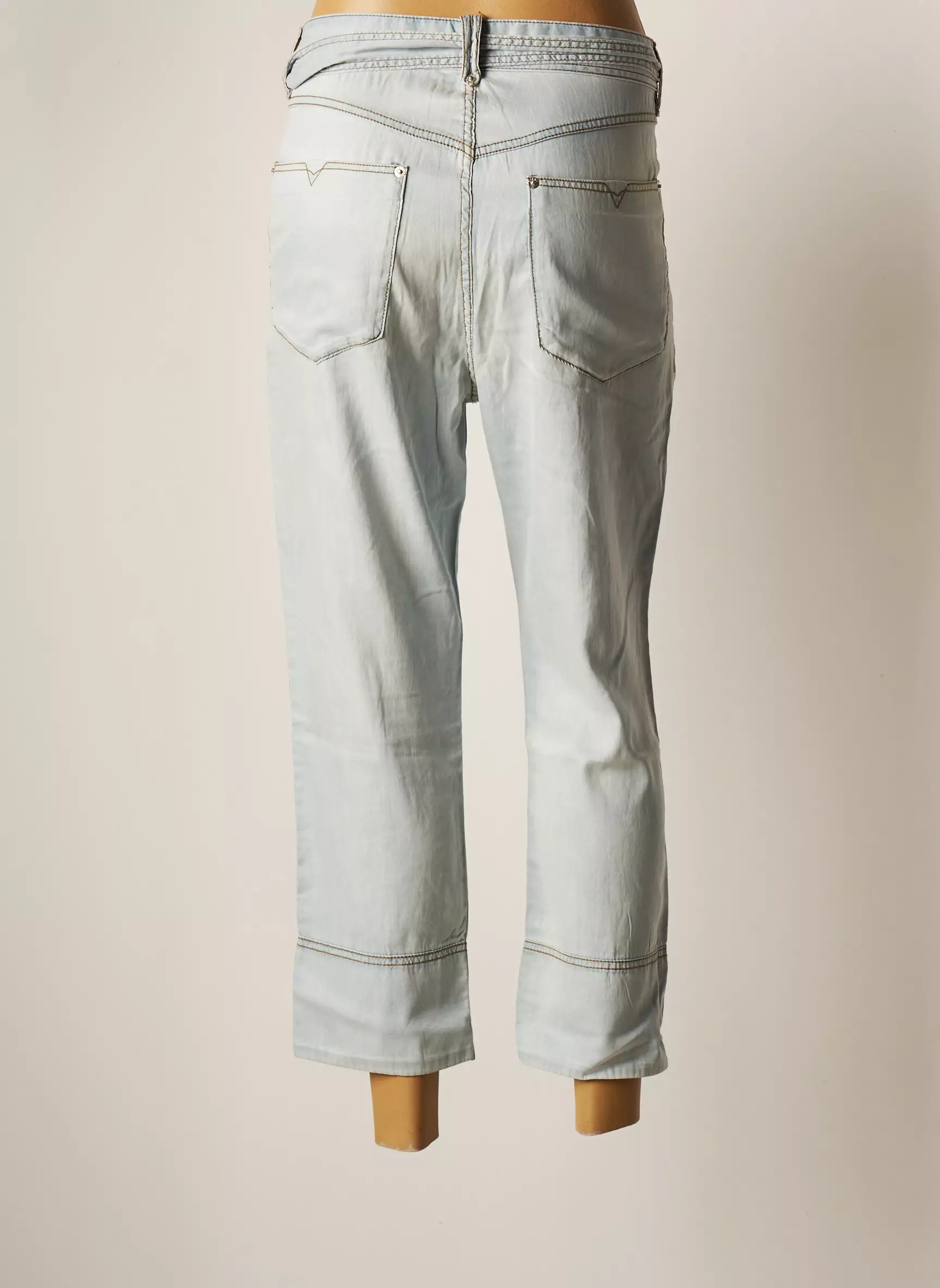 Diesel Pantalon7 8 Femme couleur bleu