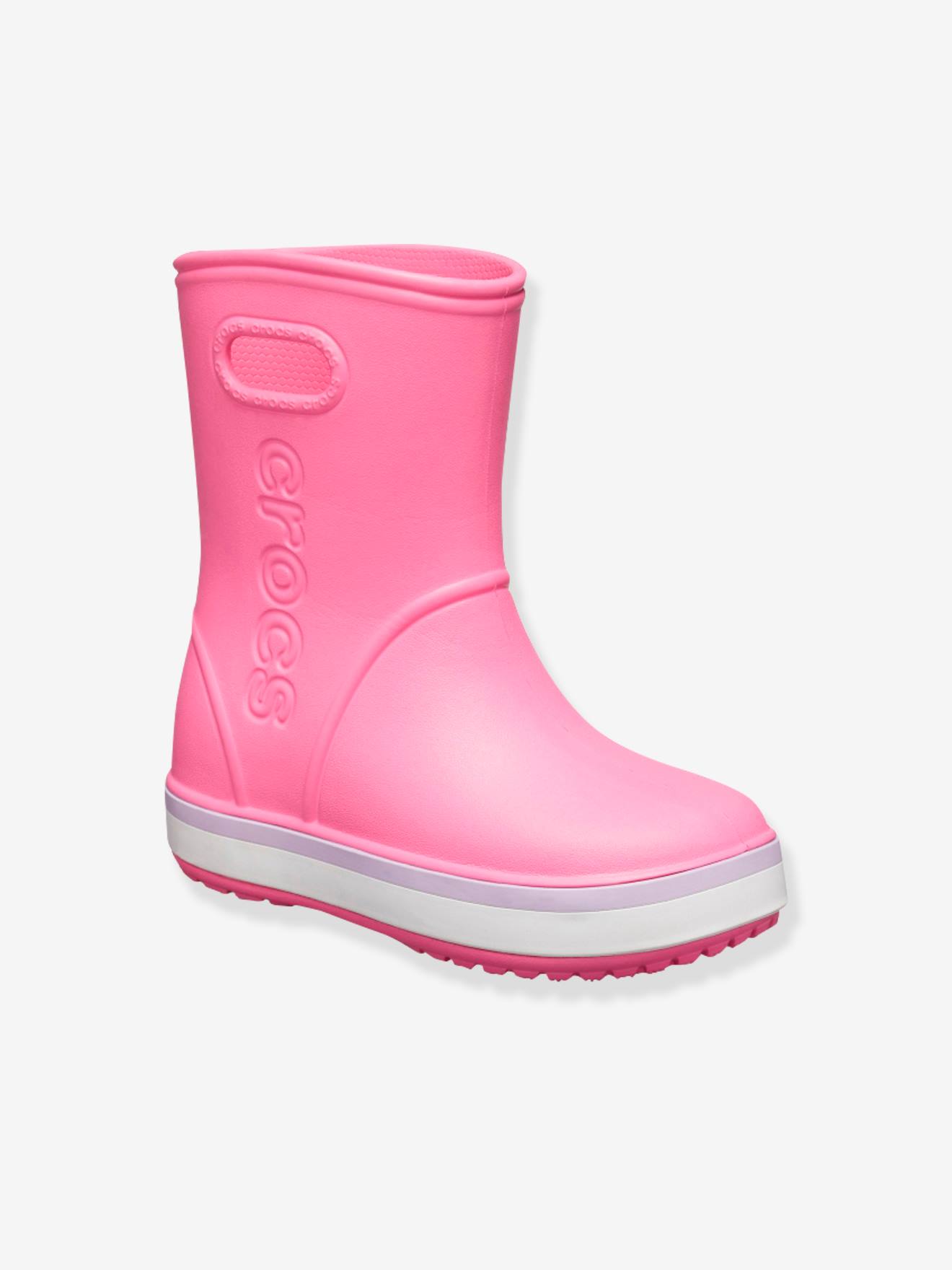Bottes de pluie enfant Crocband Rain Boot K CROCS(TM) pink lemonade / lavender