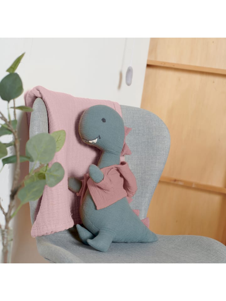 nordic coast company  Kuscheltier Musselin Dino Hannah - ca. 40 cm günstig kaufen onesize