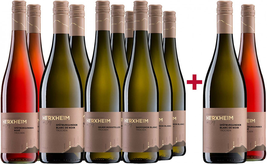 10+2 Probierpaket trocken - Winzergenossenschaft Herxheim am Berg